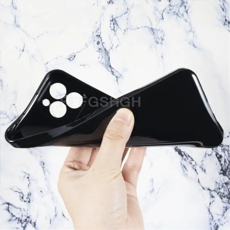 Cover + 2 Vetri Temperati Per Blackview A53/A53 PRO - Custodia In Silicone TPU Nero, Morbida E Leggera