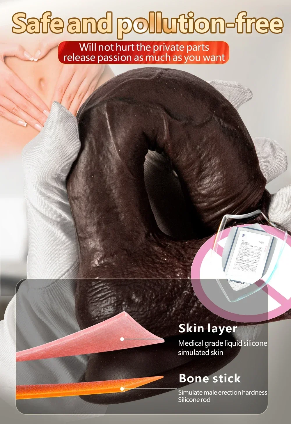 Sex Toys Big Long Dildo Vagina Masturbator Realistic Dick Strapon Penis Soft Suction Cup Anal For Woman G-spot Stimulation