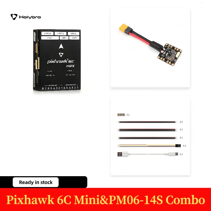Holybro-ミニフライトコントローラーpixhawk6c,stm32h743,pm02 v3,12s