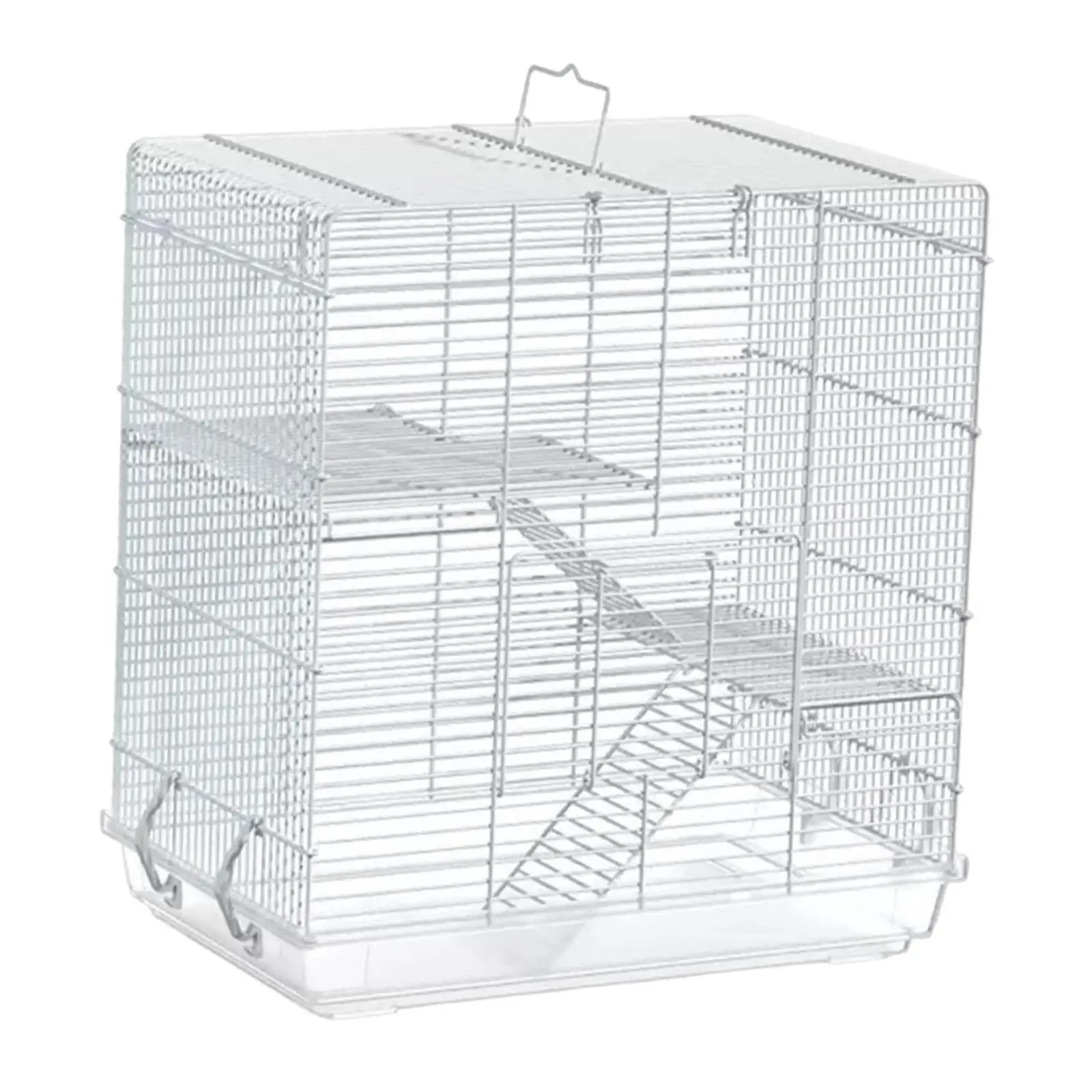 Bird Cage with Removable Bottom Tray Pet Supplies Decor with Handle Parrot Cage