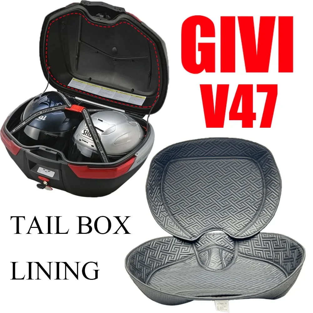 

Motorcycle Rear Trunk Case Liner Luggage Box Inner Rear Tail Seat Case Bag Lining Pad Accessories For GIVI V47