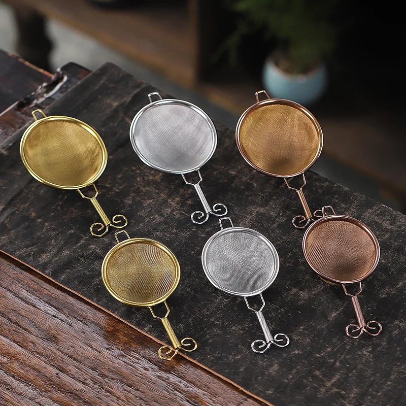 Creative 304 Stainless Steel Tea Infuser Double-layer Kung Fu Sphere Mesh Tea Strainer Spice Coffee Filter kitchen Accessories