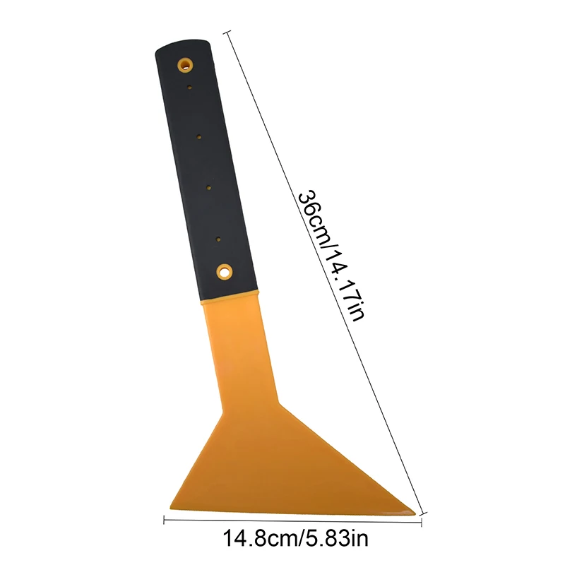 Window Tinting Squeegee Vinyl Squeegee Car Film Scraper Car Vinyl Scraper Automotive Film Tools 36*15cm Plastic Long Handle Car Vinyl Film Scraper Car Window Tint Scraper Tool Accessories