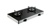 BENTISM Gas Cooktop Tempered Glass Countertop Cooktop 28" Max 10100BTU 2 Burners 1