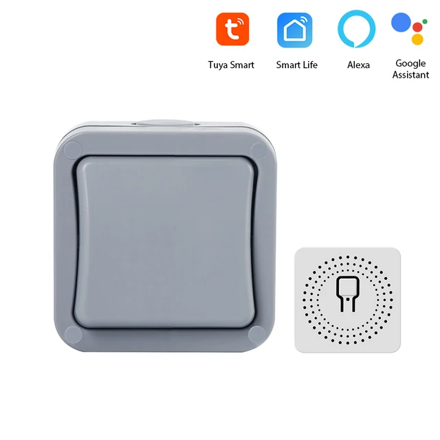 Avoir Tuya Push Button Switch IP66 Waterproof Box Wifi Smart Home