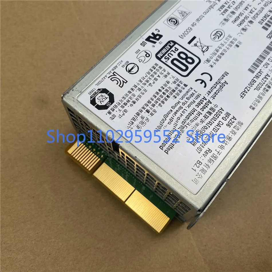 X3-2 Sun Fire X4170M3 AA27020L 7079395 7047410 600W 전원 공급 장치용 1개