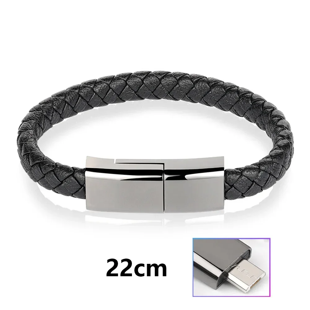 Compact USB-C Data Line Bracelet - Fast Charging Cable