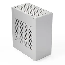 Compact Aluminum Mini-ITX Backpack Desktop Case (Silver)
