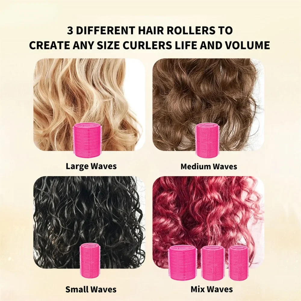 Hair Rollers Self Grip Holding Self-Adhesive Air Bangs Curling Roller Hair Clips Comb DIY Curling Tools hair styling tool hair curling tools