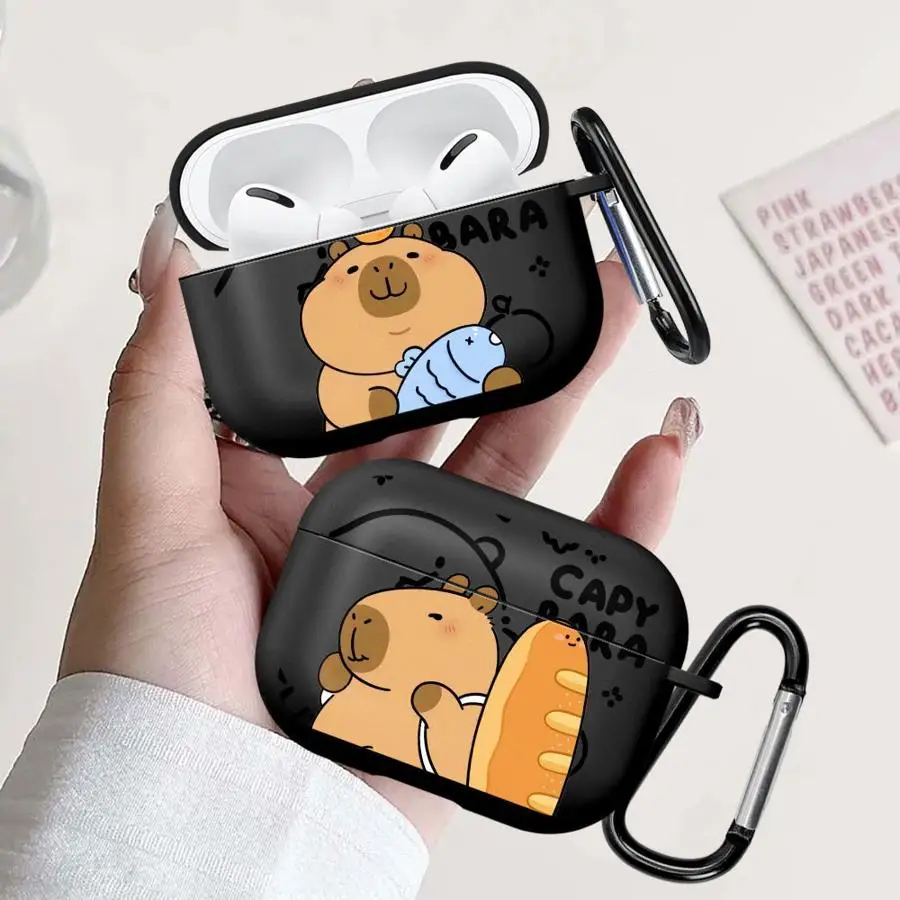 Cute Capybara Earphone Case Cover
