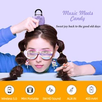 DOSS Candy Wireless Speaker Bluetooth 5.0 Cute MP3 Music Player Sound Box 5W Mighty Sound 8 Hours Playtime Mini Portable Speaker 2