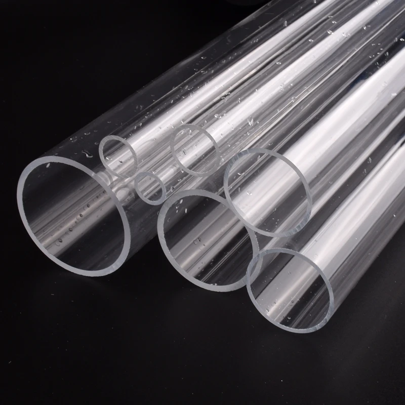 O.D 16~110mm Clear Acrylic Tube Fish Tank Aquarium Supplies Hydroponics Watering Transparent Plexiglass Pipe 20/33/50cm Long 1Pc acrylic tube