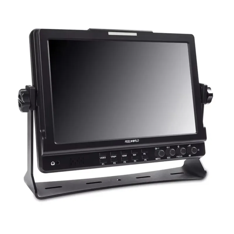 Feelworld FW1018SPV1 10.1 Inch Field Monitor with Histogram IPS 3G-SDI HDMI-compatible Photography Studio Camera Top