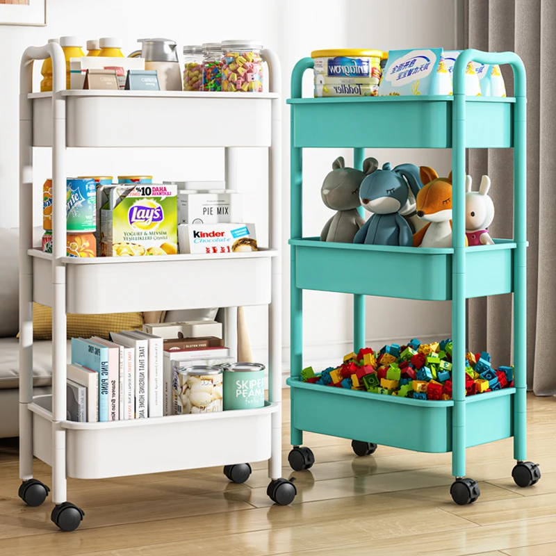 

TLL Storage Rack Floor Kitchen Bathroom Snack Bedroom Storage Rack