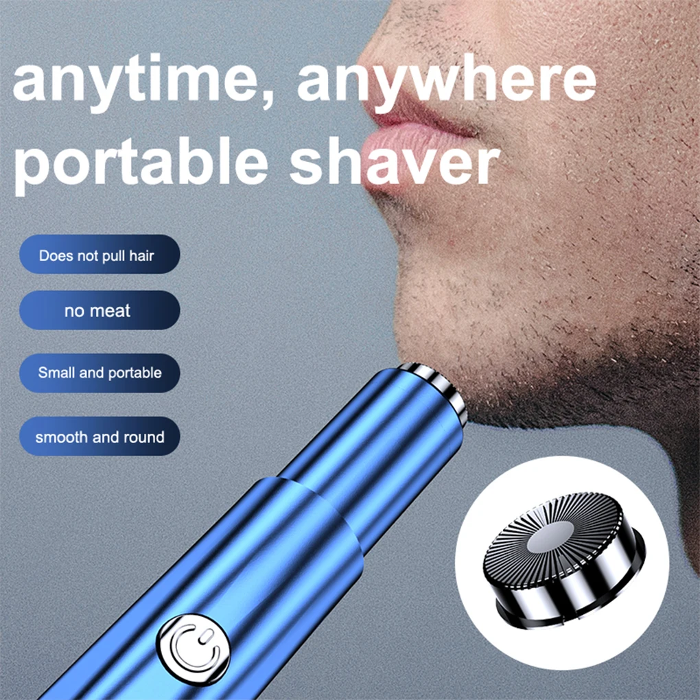2 in 1 Electric Nose Hair Clipper Rechargeable Multi-kinetic Shaving Unisex Fully Automatic Washable Shaving Nose Trimmer_voghion.com
