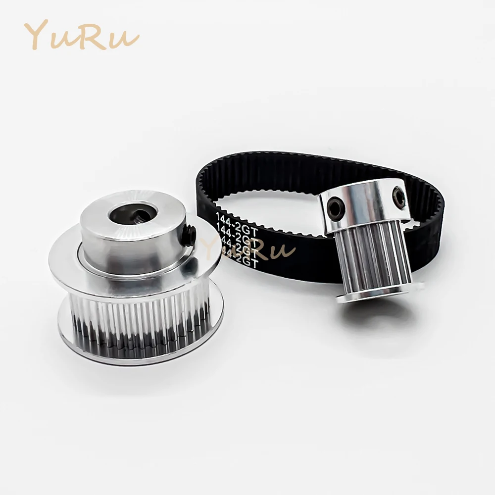 2GT 2M 20T 40Teeth GT2 40T 20T Timing Belt Pulley Set Bore 3~14mm Belt Width 10mm Tensioning Wheel Synchronous Pulley Kit timing belt pulley belt pulley timing pulley