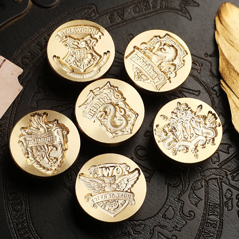 HP Slytherin Hufflepuff Ravenclaw Malfoy Wax Seal Stamp High Quality Fan Gift 3