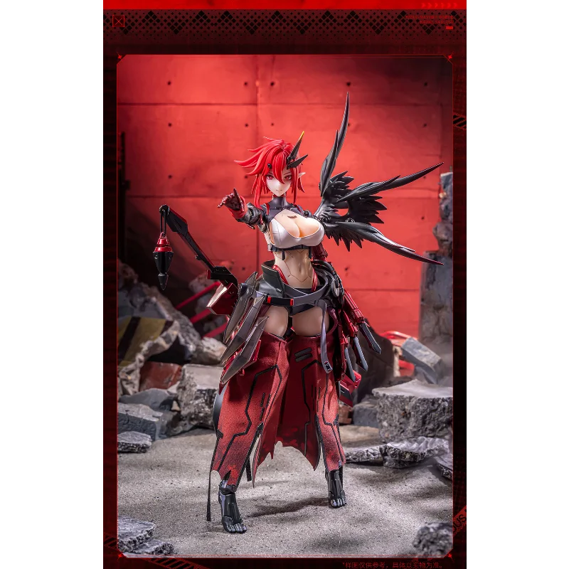 [새로운 재고 있음] 100% 공식  Animester Wolf Mastiff Force Karas Samurai 1/9 접착제로 덮인 이동식 피규어 모델 장난감