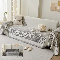 Home Living Room Sofas Towel Sofa Blanket Full Cover 3 Seater 2 Single Sofa Cover Anti-cat Scratch Non-slip 1