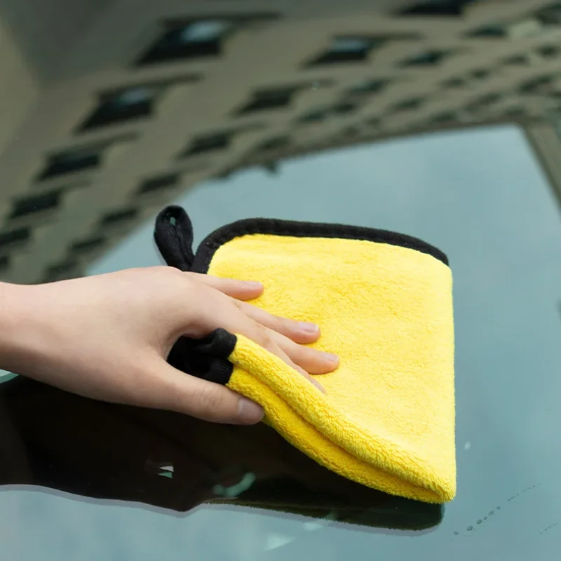 10/5PCS VAT Dyeing Car Wash Microfiber Towel Cleaning Drying Cloth Drying Towel Car Care Detailing Car Wash Towel Supplies 5