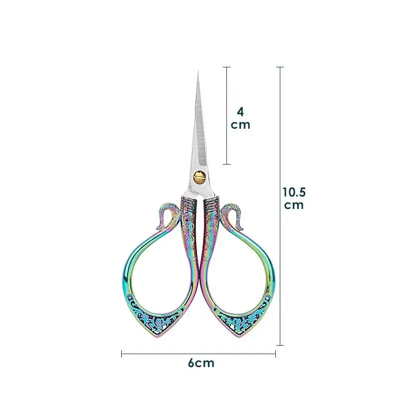 Description Picture 4 of itemAntique Small Embroidery Scissors Retro Cross Stitch Vintage Scissor For DIY Sewing Thread Cutting Fabric Needlework