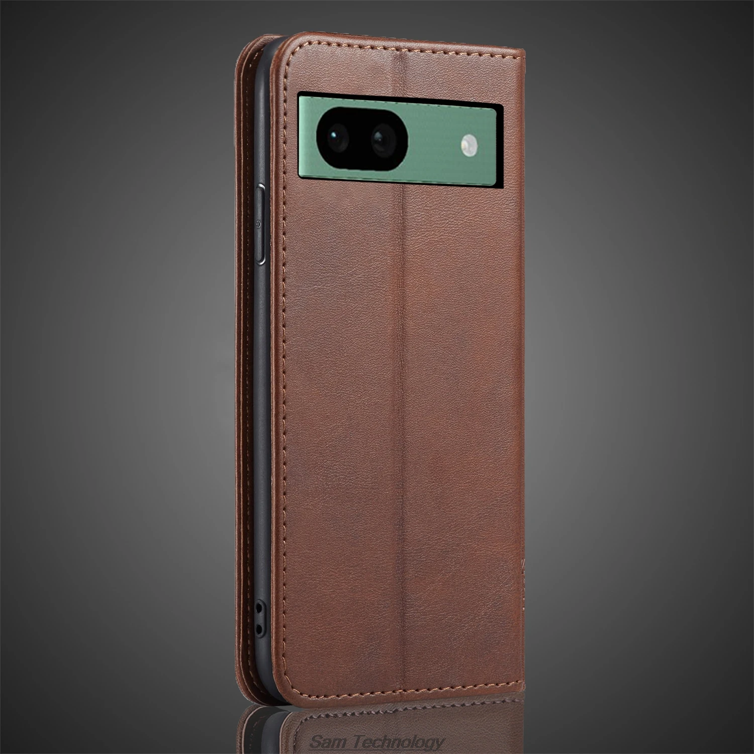 Leather Magnetic Wallet Flip Cover – Stylish Holster Case