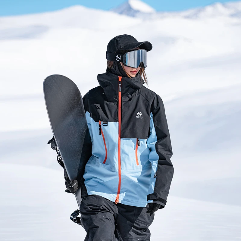 NANDN Snowboard Jacket Waterproof Ski Suit for Men and Women Windproof Warm Snow Ski Clothes
