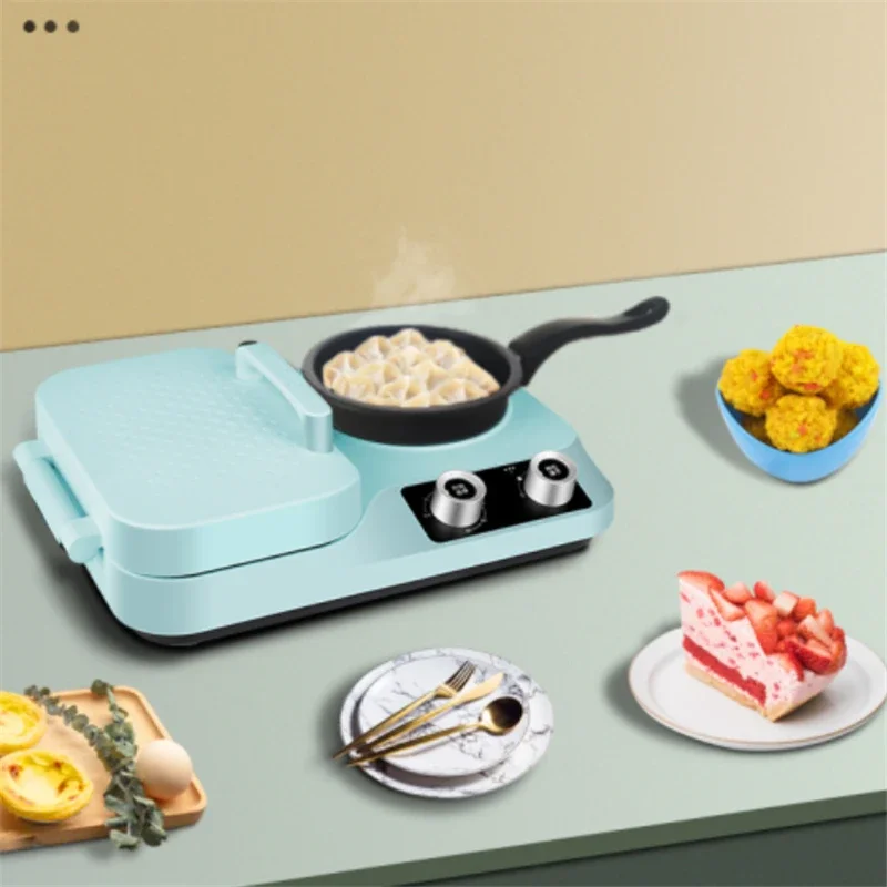 4-in-1 Breakfast Machine All-in-one Home Multifunctional Sandwich Maker Frying Toaster Toaster