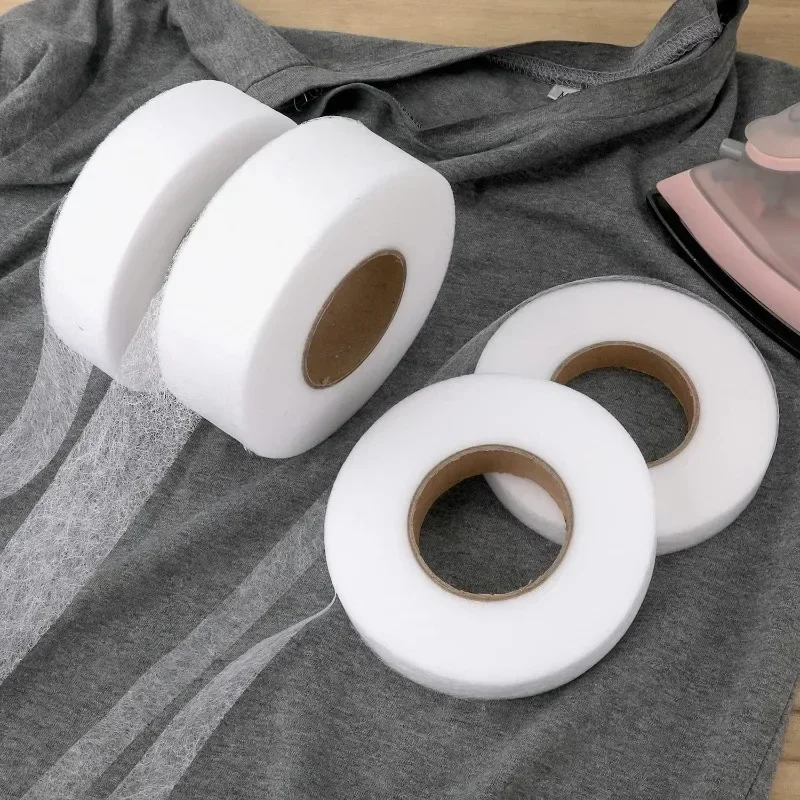 Iron on Hem Tape For Pants Self Adhesive Double Sided Fabric Tape For Trousers Clothes Curtains Repairing DIY Sewing Accessories