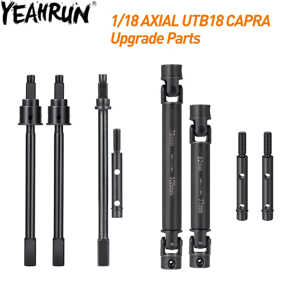 YEAHRUNSteelFrontRearCVDDriveShaftsSteeringPortalAxleStubfor1/18RCCrawlerCarAxialCapra2WDUTB18Accessories-AliExpress26
