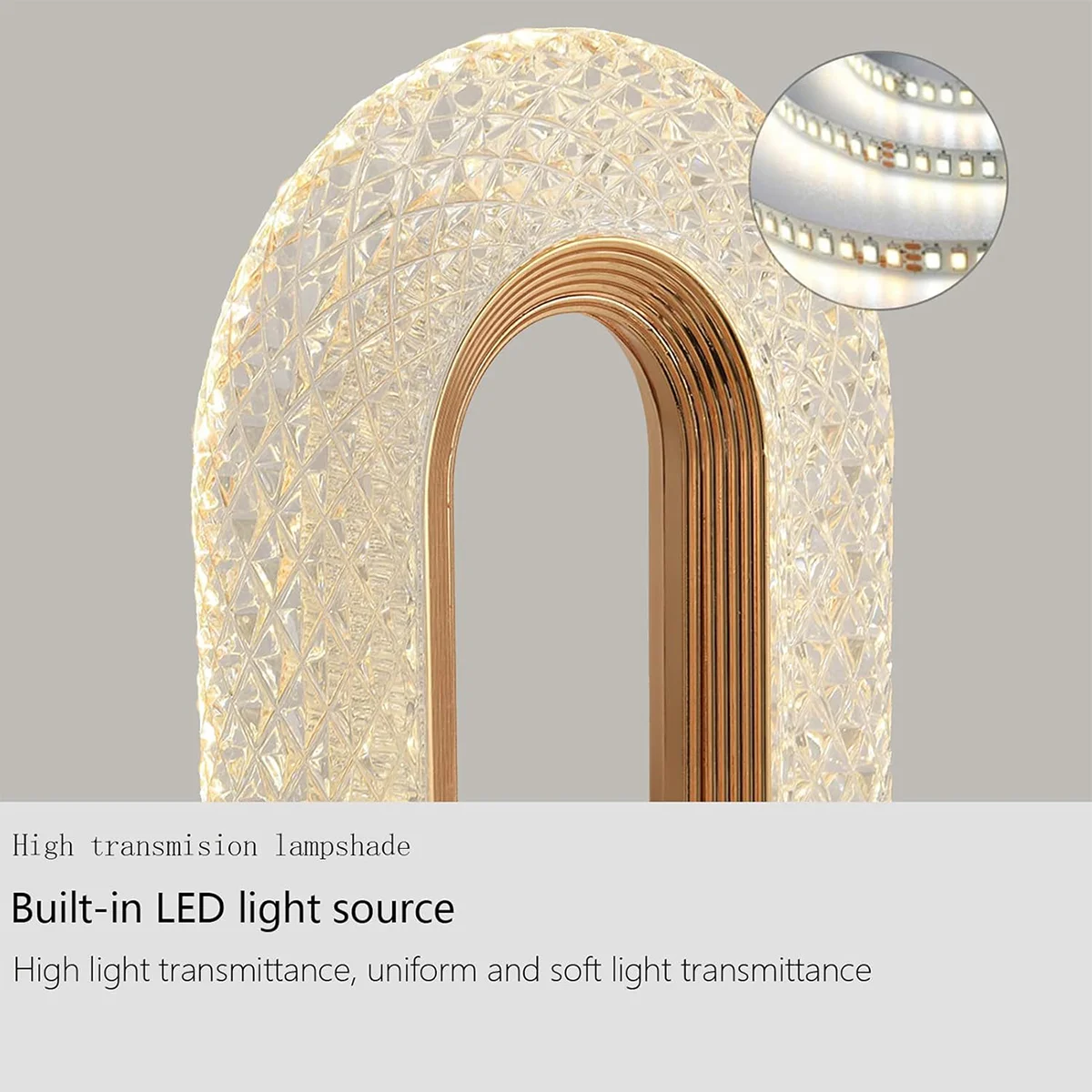 Tricolor Crystal Table Lamp 4