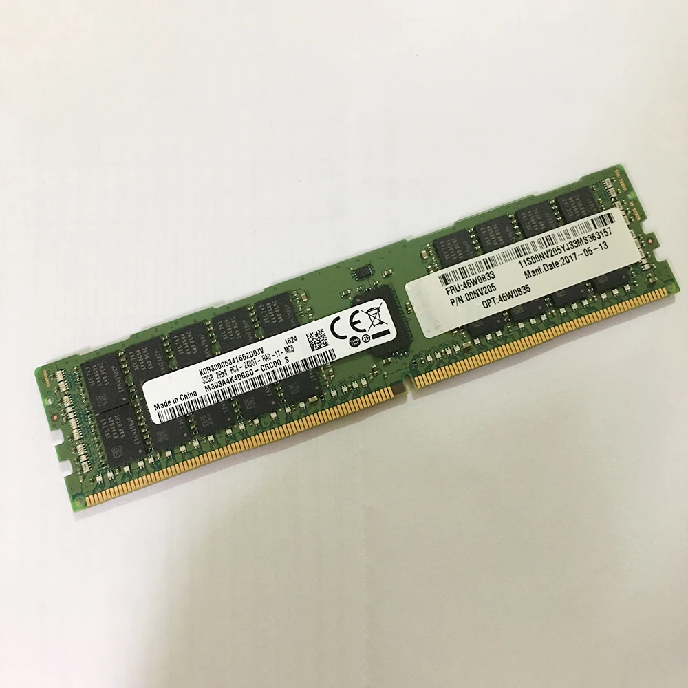 1PCS Server Memory For IBM RAM X3650 X3550 M5 X3950 X3850 X6 46W0835 46W0833 00NV205 PC4-2400T 32GB DDR4 2400 REG 6 1PCS Server Memory For IBM RAM X3650 X3550 M5 X3950 X3850 X6 46W0835 46W0833 00NV205 PC4-2400T 32GB DDR4 2400 REG - Image 4