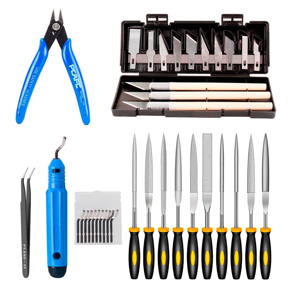 head of print RAMPS 36pcs/Set Engraving Knife Carving File Trimming and Removal Tool 3d Print Accessories for Model Cleaning Finishing precisioncore printhead 3D Printer Parts & Accessories