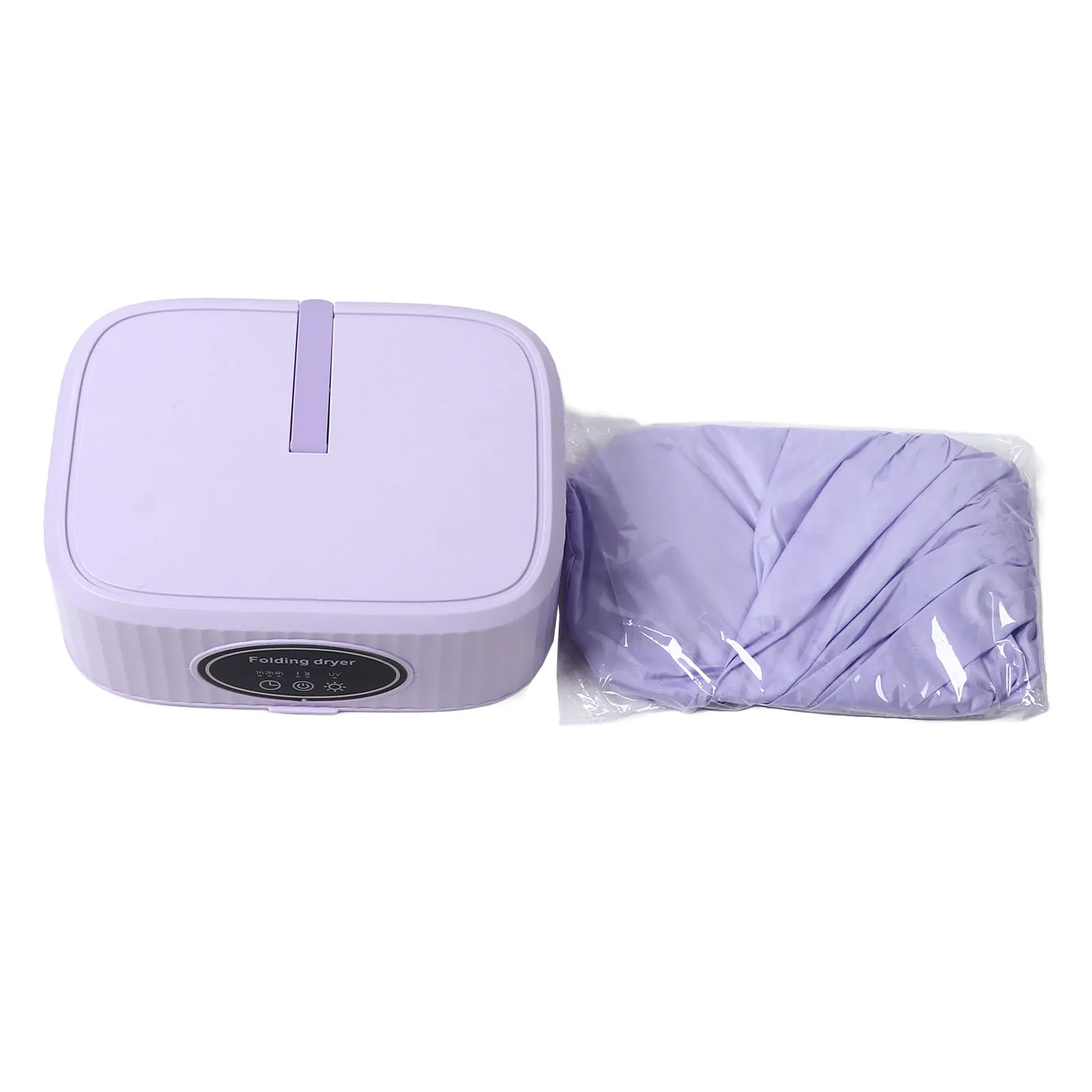 Mini Clothes Dryer Machine Portable Foldable Quiet Operation Timer Function Energy Saving Fast Drying Machine for Camping Apartm