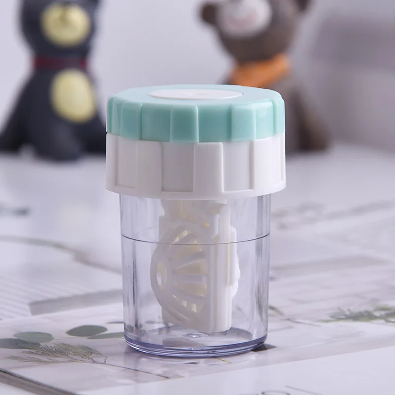 Portable Manual Contact Lens Cleaning & Storage Device