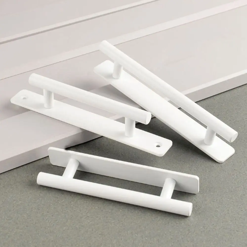 1Pc New Aluminium Alloy Door Handle Hardware Self-Adhesive Sliding Door Knob Multifunctional Punch-free Door Handlebar