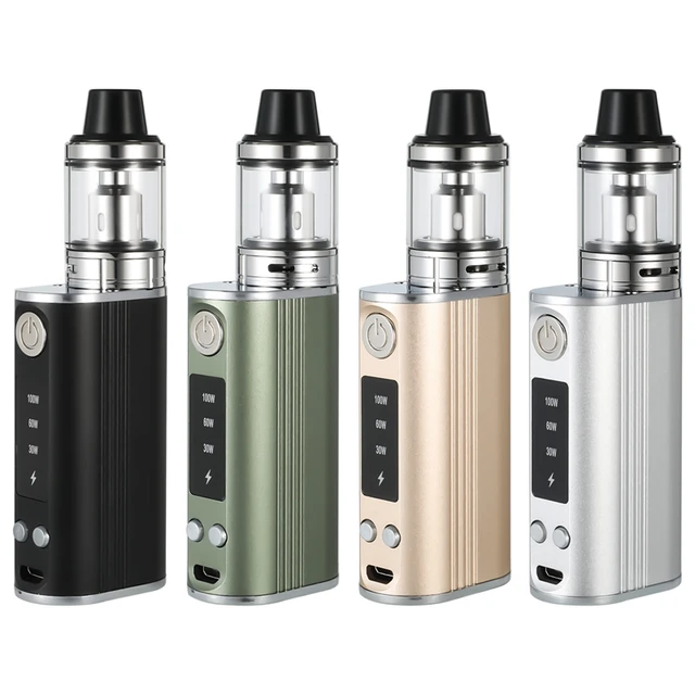 E papieros Vape Smoke 100W Box Mod Kit 1800mah 30W 60W 100W…