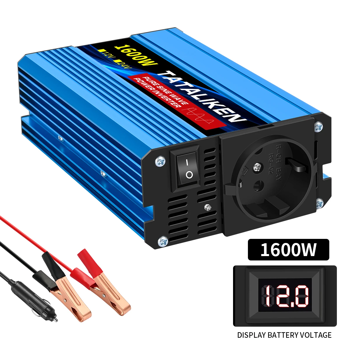 3000W, 4000W, DC 12V, Conversor de 24V