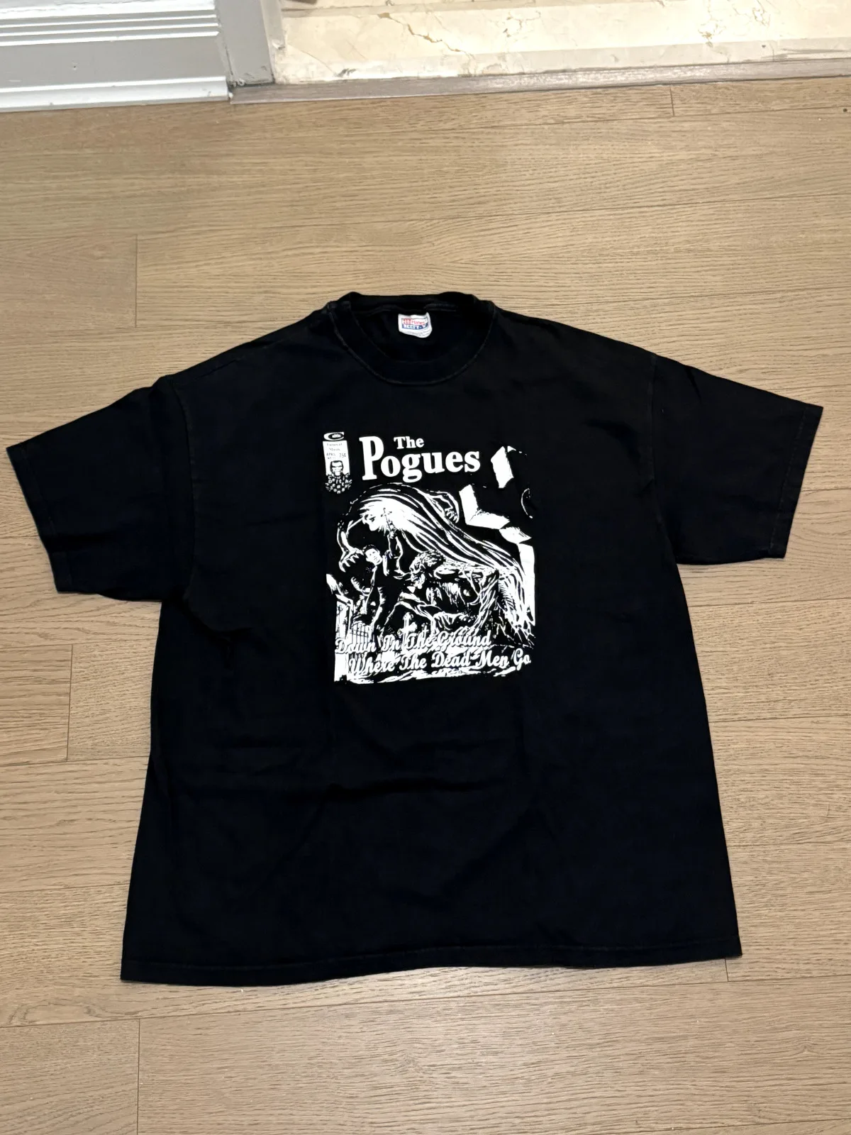 The Pogues Spencer Macgowan Down In The Ground Dove La Maglietta Vintage Morta Xl