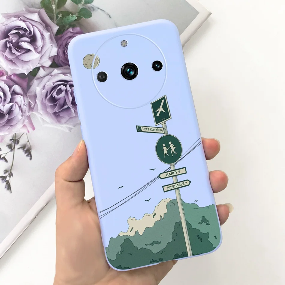 Fashion Moon Design Soft Silicon Protective Phone Case