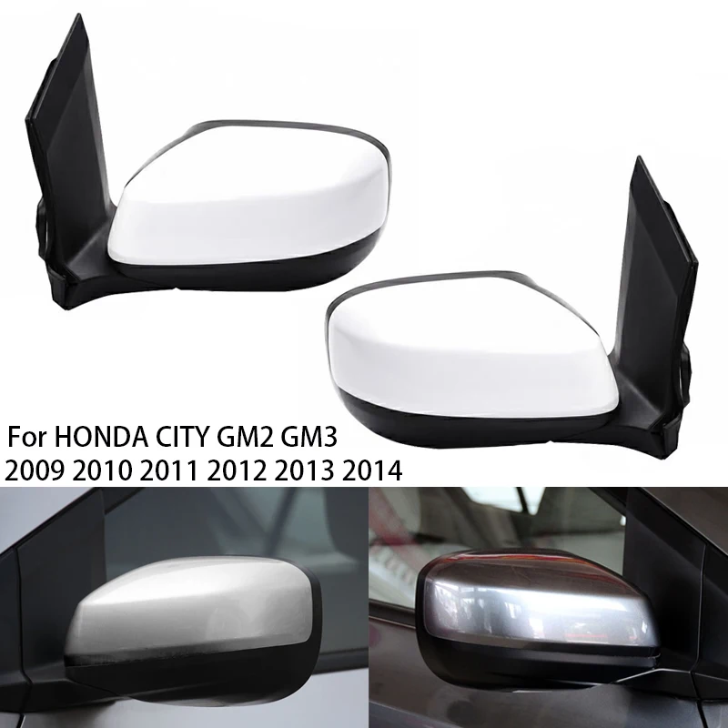 Car Rearview Mirror Assembly 3 Pins Without LED Lamp Type For HONDA CITY GM2 GM3 2009 2010 2011 2012 2013 2014