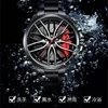 Fashion Luminous Watch Men's Hollowed Out Car Wheel Hub Business Waterproof Quartz Luxury Clock Wristwatch Sports High Quality 2