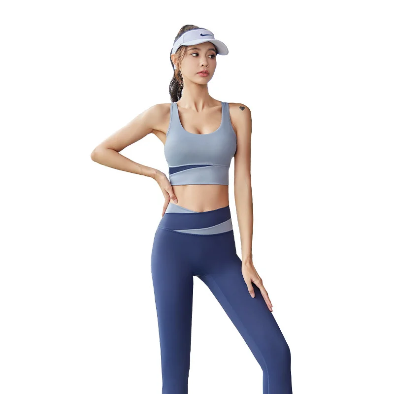 

Quick-drying Anti-wear Sports Crossover Waist Pants Women's Summer Running Fitness Pants Casual High Waist Yoga Suit Pants