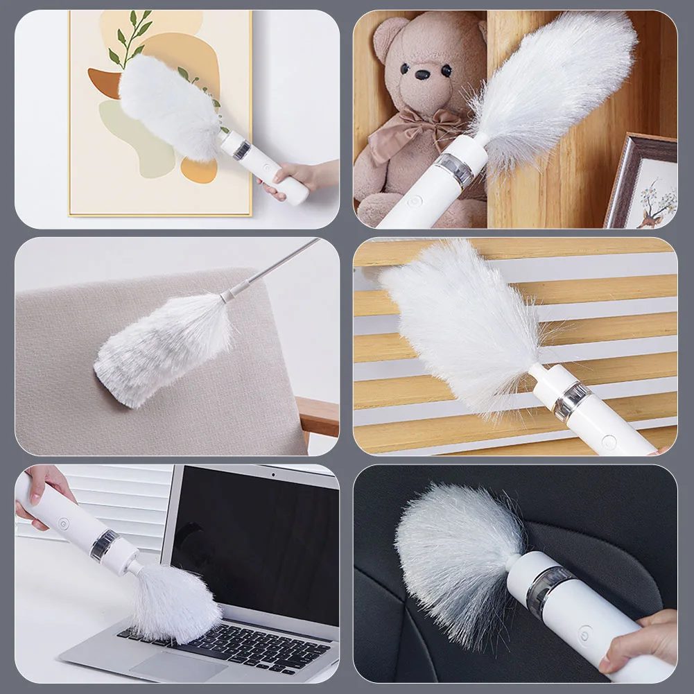 Electric Spin Duster Ceiling Fan Shelf Cleaner