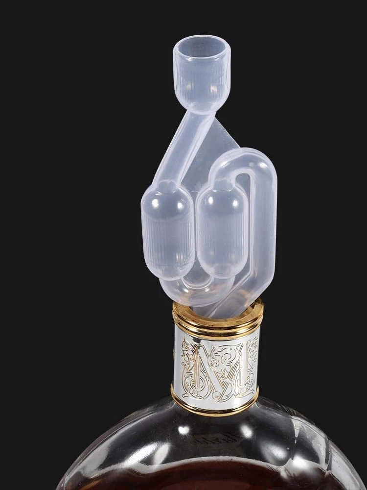 Description Picture 5 of itemTransparent One-way Wine Air Lock Beer Brewing Fermentation Exhaust Valve Home Plastic Beer Making Tool Equipment Airlock