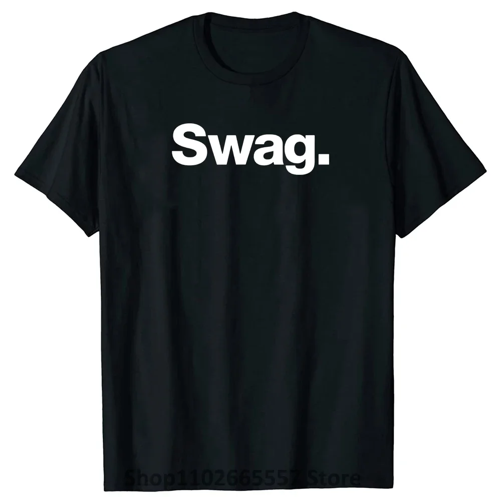 Neuheit Super Das Wort Swag T Shirts Grafik Baumwolle Streetwear Kurzarm Geburtstag Geschenke Sommer Stil T-shirt Herren Kleidung