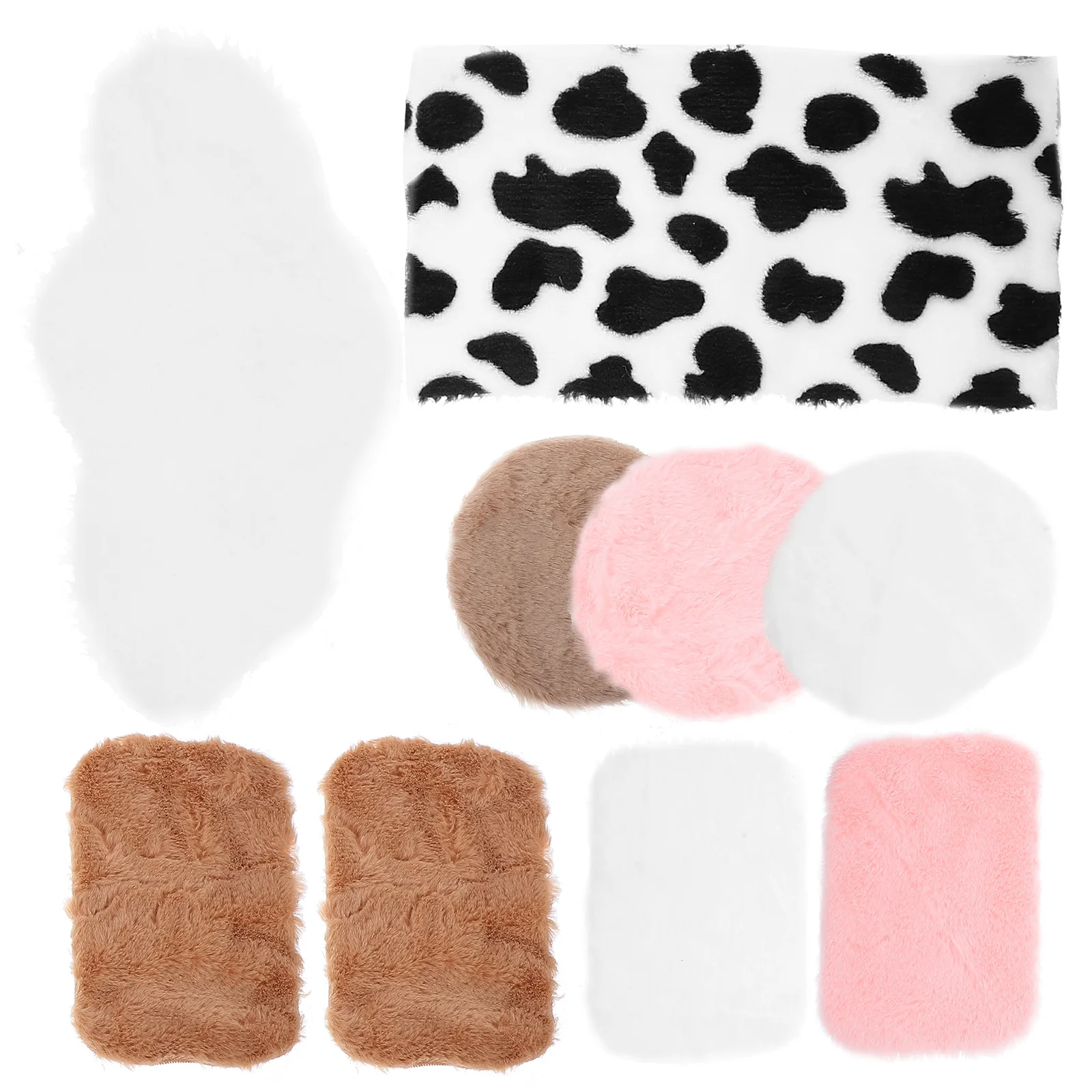 9 Pcs Area Rugs Mini Small House Carpet Micro Landscape Models Round Decoration Adornments Miniature Child 6
