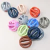 Baby Toy Food Grade BPA Free Silicone Teether Ball Natural Silicone Chew Toy Safety Ball Hollow Toy 6