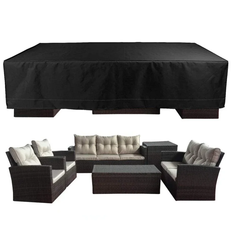 Patio Furniture Cover Real Outdoor Rain and Snow Chair Sofa Table and Chair Dust Cover for Garden Patio Furniture