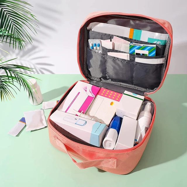 Erste Hilfe Tasche Leere Medizin Tasche Für Reise Erste Hilfe Kits Für  Urlaub, Tragbare Wasserdichte Notfall Medizin Tasche - AliExpress